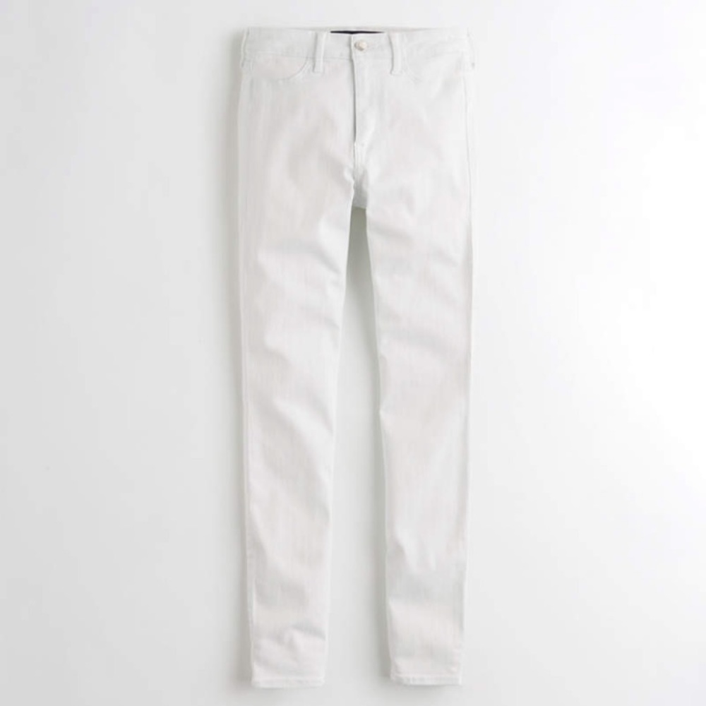 Hollister High-Rise Super Skinny Jeans in White